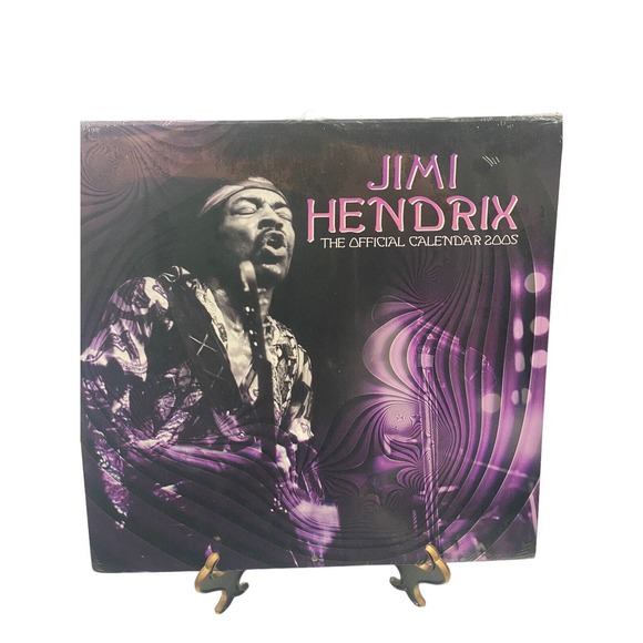 Official Jimi Hendrix Wall Calendar 2005 New Sealed Collectors Item Memorabilia - Picture 4 of 5
